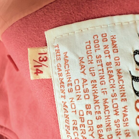 Vintage Forecaster Tench Coat Pink Belted 70s Mod Retro USA - Picture 8 of 11